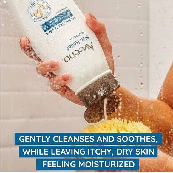 Aveeno Skincare Pack- Daily Moisturizing Lotion 8oz, Skin Relief Body Wash 12 oz - Picture 5 of 9